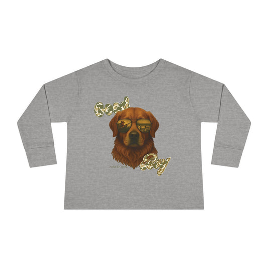Good Boy Dog Toddler Long Sleeve Tee