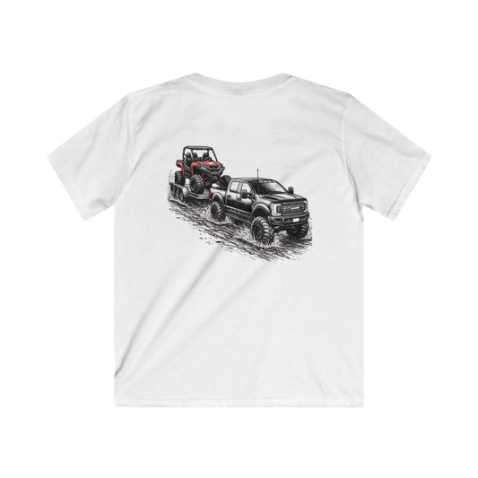 Kids Tee with Truck and Side by Side