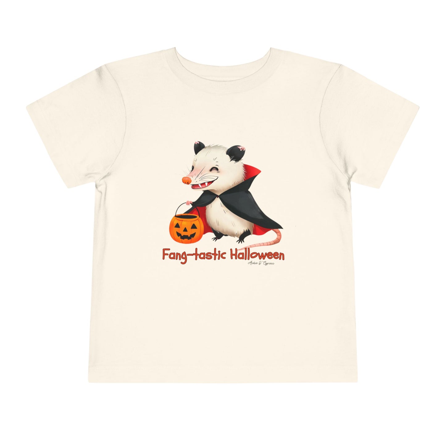 Toddler Halloween Tee - Fang-tastic Possum Shirt