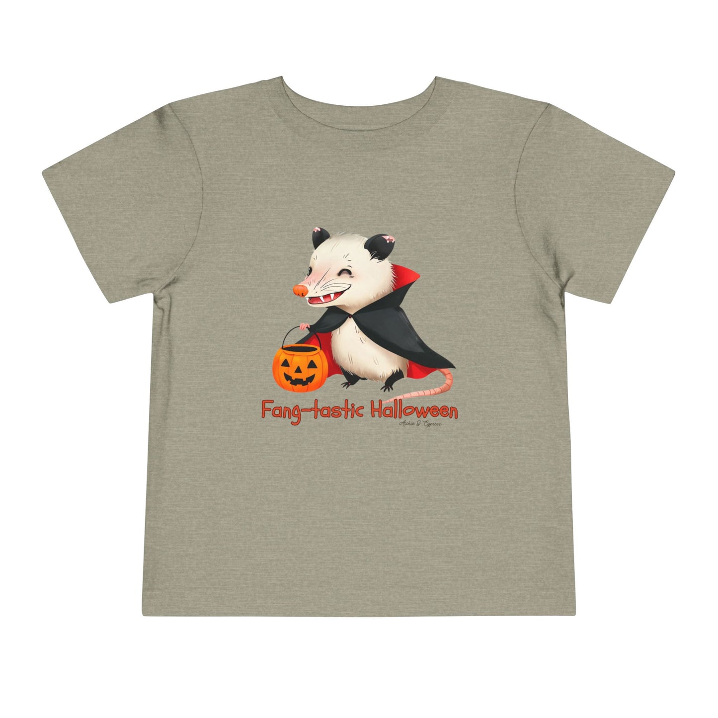 Toddler Halloween Tee - Fang-tastic Possum Shirt