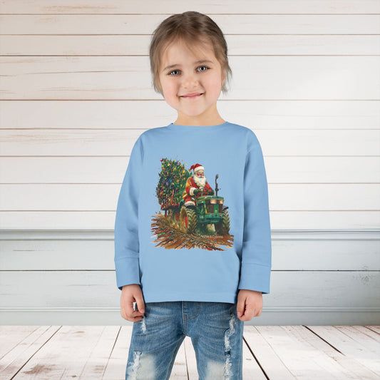 Toddler Christmas Tractor Shirt