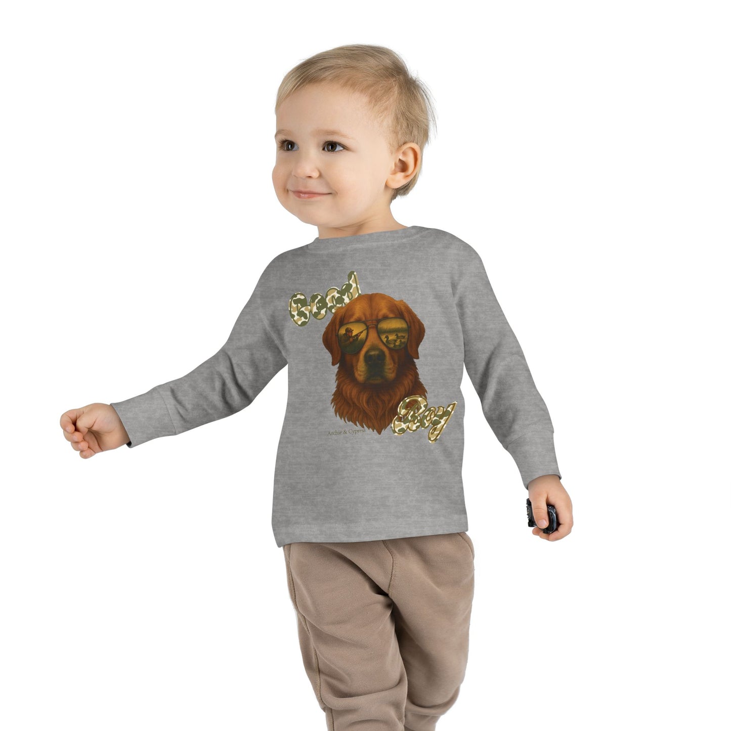 Good Boy Dog Toddler Long Sleeve Tee