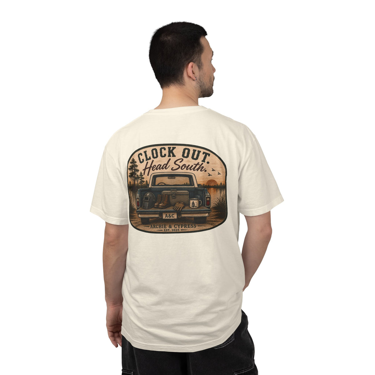 Clock Out Head South T-Shirt