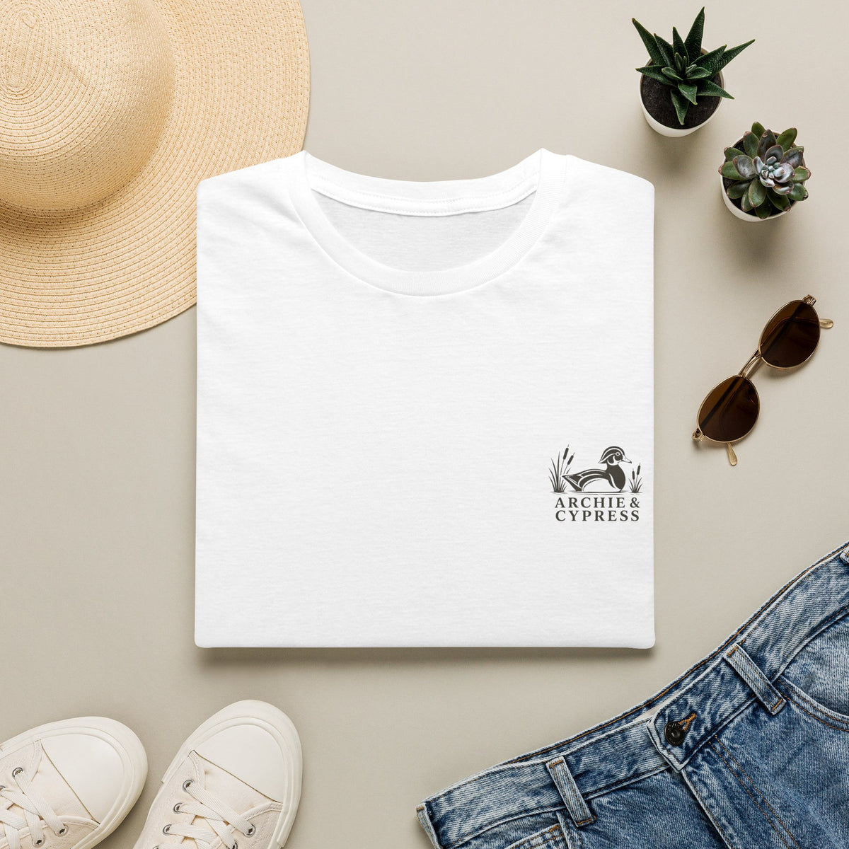 Vintage Springer Spaniel Badge Back | Unisex T-Shirt