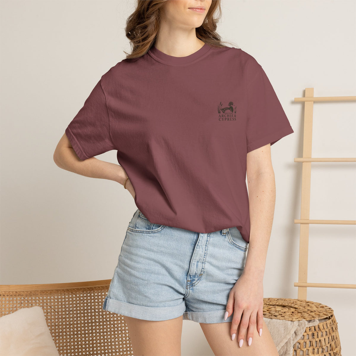 Football Graphic T‑Shirt — Archie & Cypress Vintage Ball Design