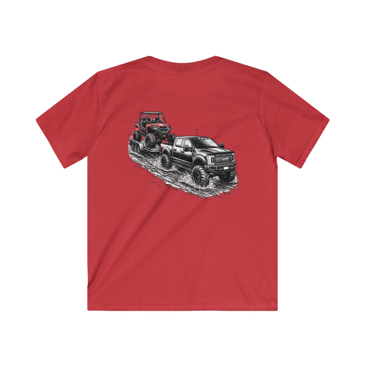 Kids Tee with Truck and Side by Side