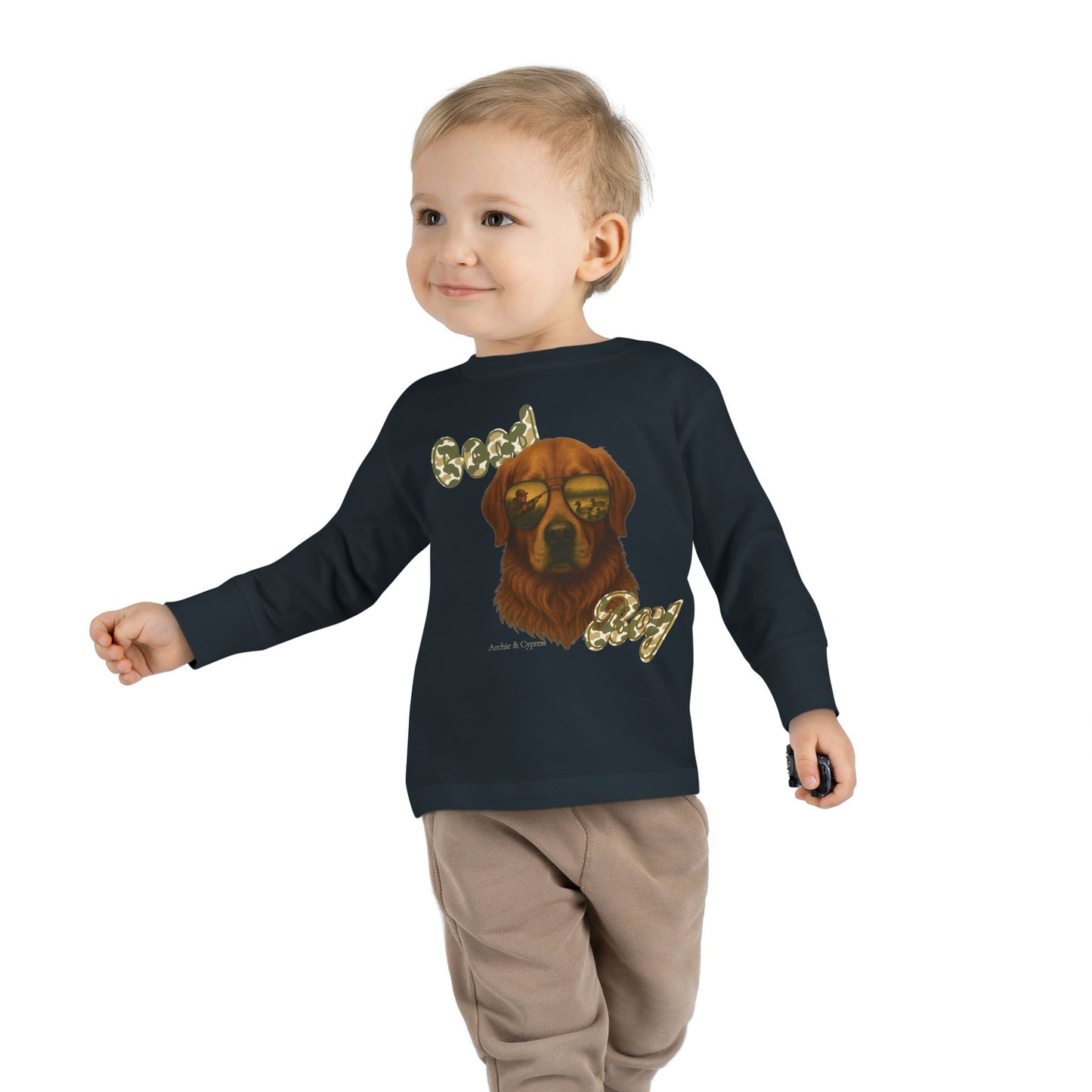 Good Boy Dog Toddler Long Sleeve Tee