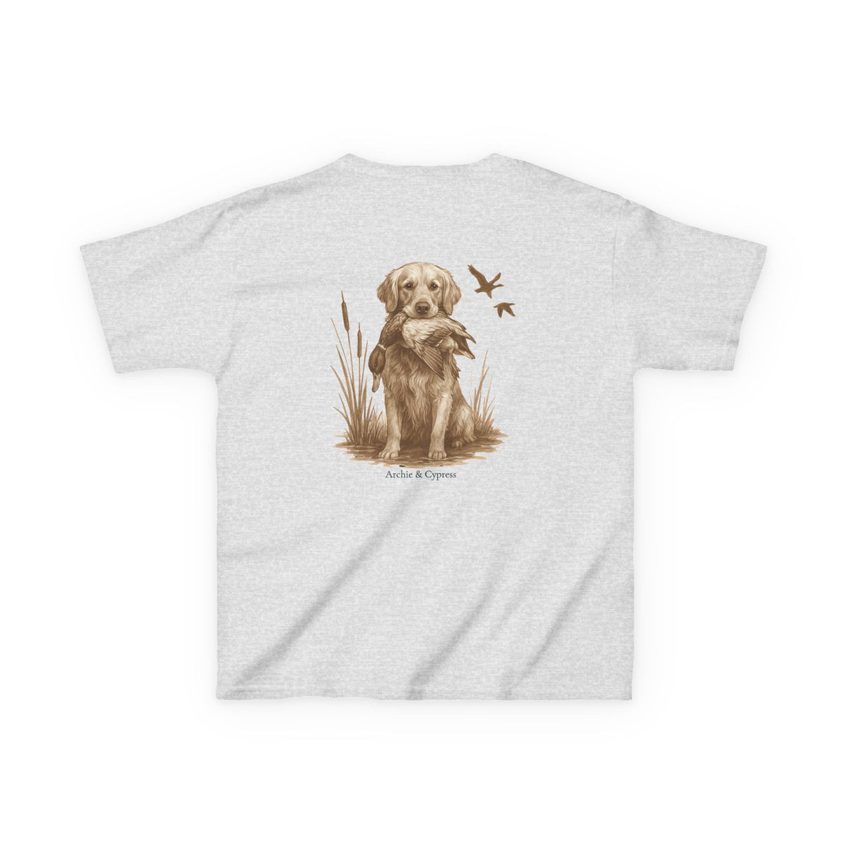 Kid's Tee Retriever & Duck Print
