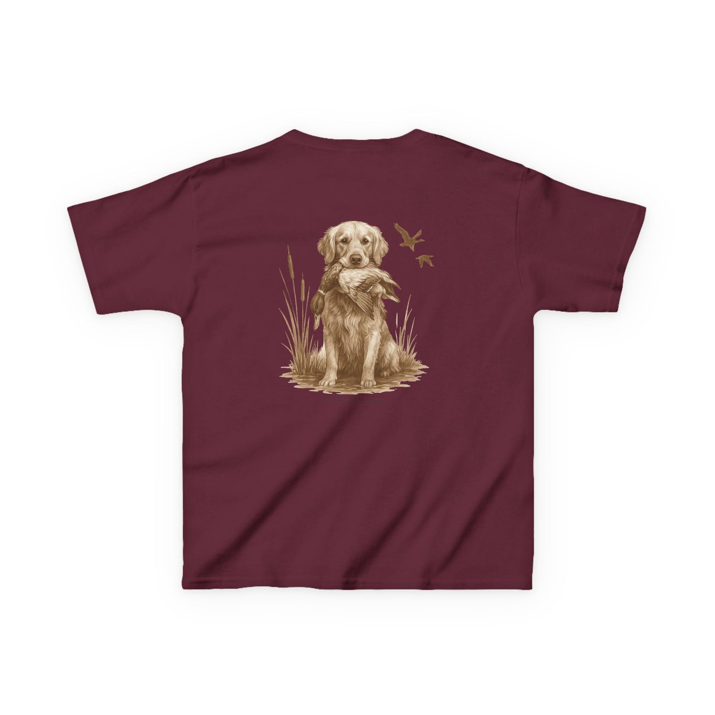 Kid's Tee Retriever & Duck Print