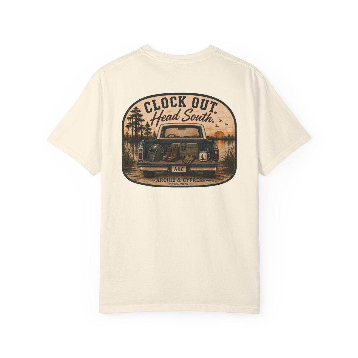Clock Out Head South T-Shirt
