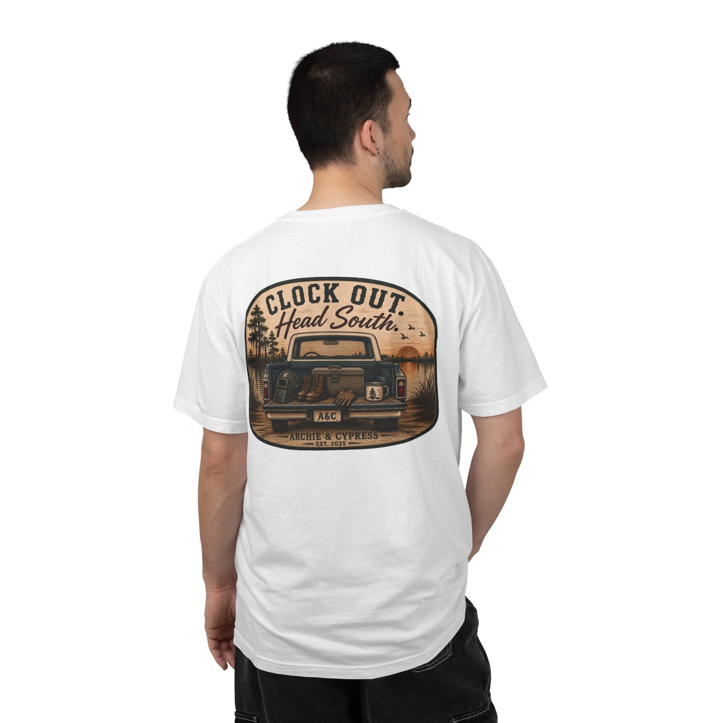 Clock Out Head South T-Shirt