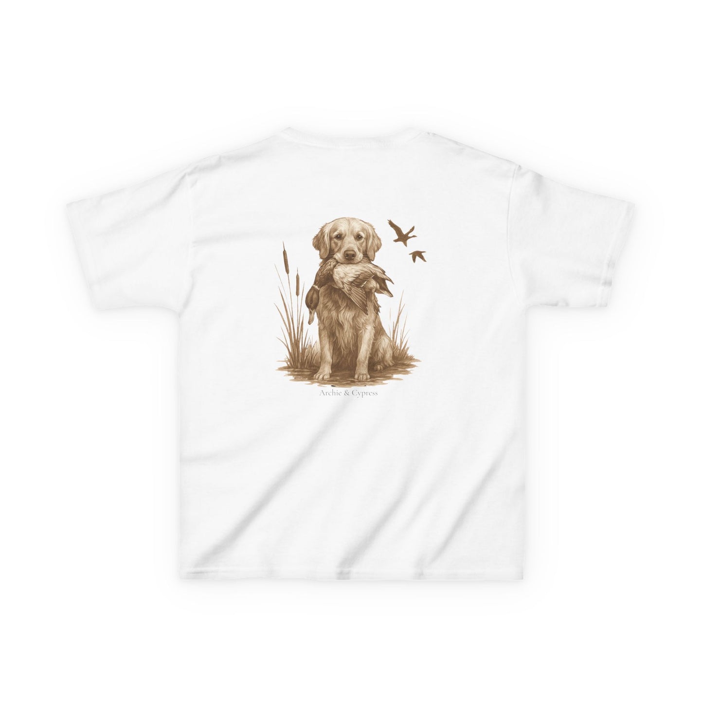 Kid's Tee Retriever & Duck Print