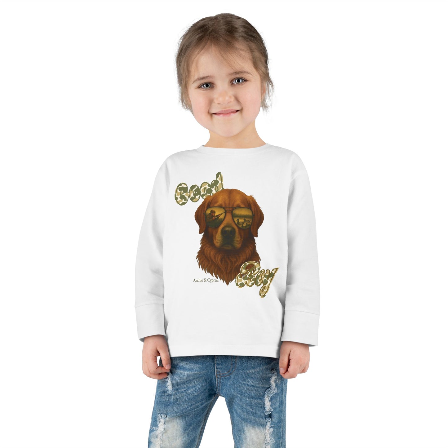 Good Boy Dog Toddler Long Sleeve Tee