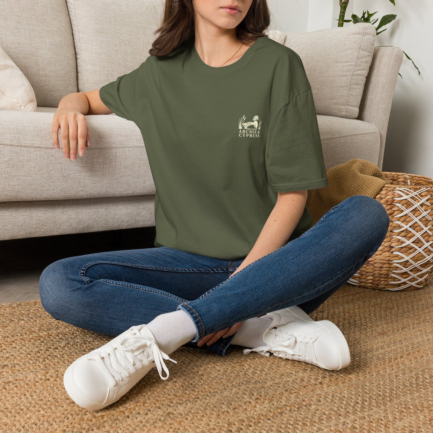 Vintage Springer Spaniel Badge Back | Unisex T-Shirt