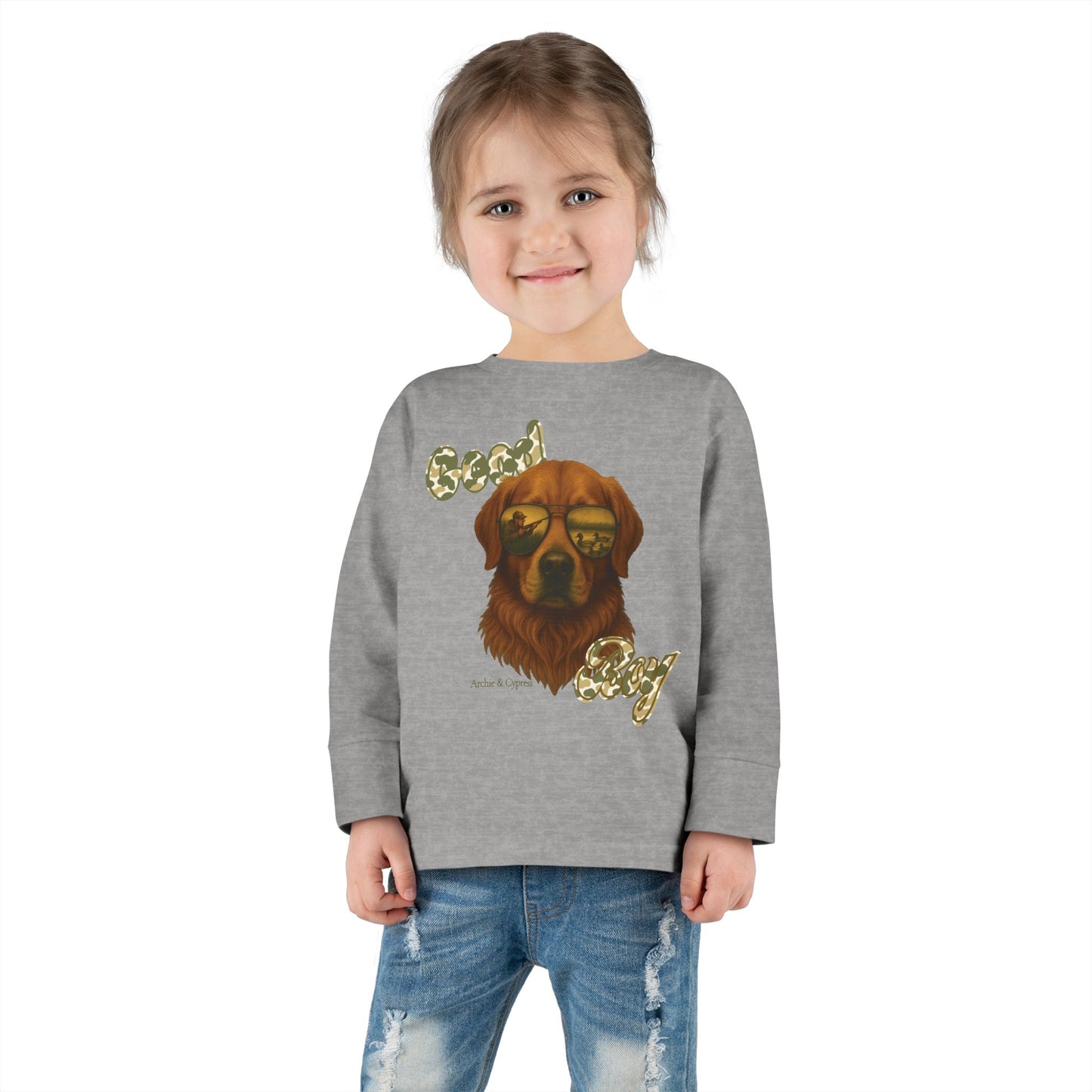 Good Boy Dog Toddler Long Sleeve Tee