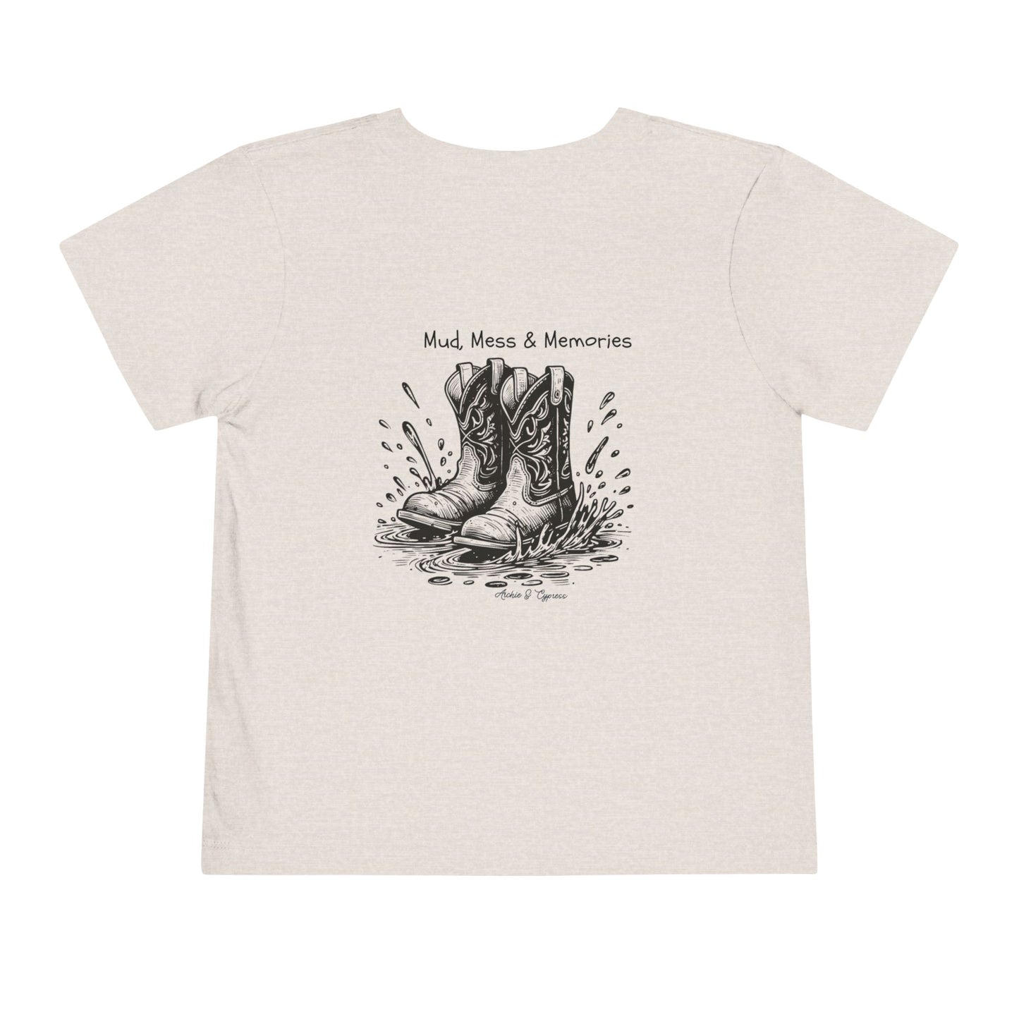 Toddler Tee - Mud Mess Memories Shirt