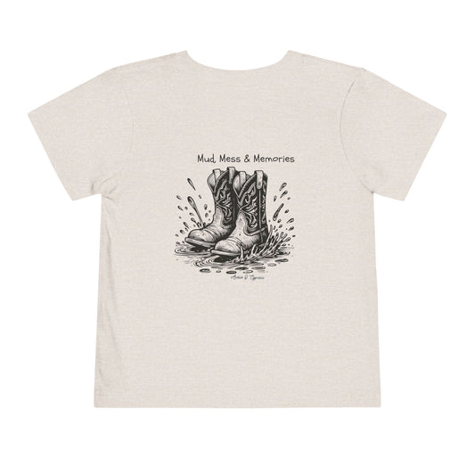 Toddler Tee - Mud Mess Memories Shirt