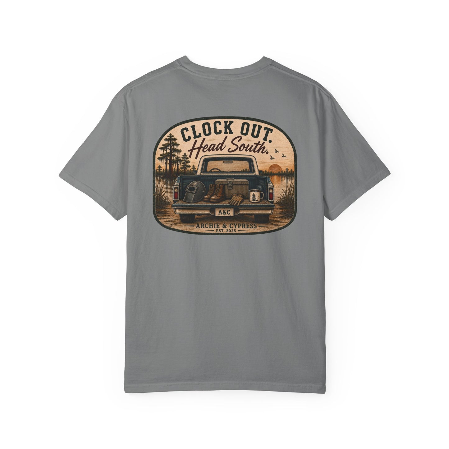 Clock Out Head South T-Shirt