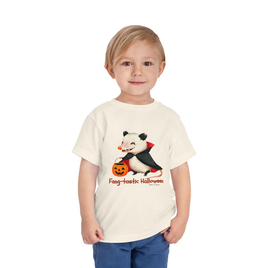 Toddler Halloween Tee - Fang-tastic Possum Shirt