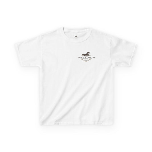 Camo Duck Silhouette Youth T-Shirt – Outdoor Hunting & Fall Farm Style by Archie & Cypress