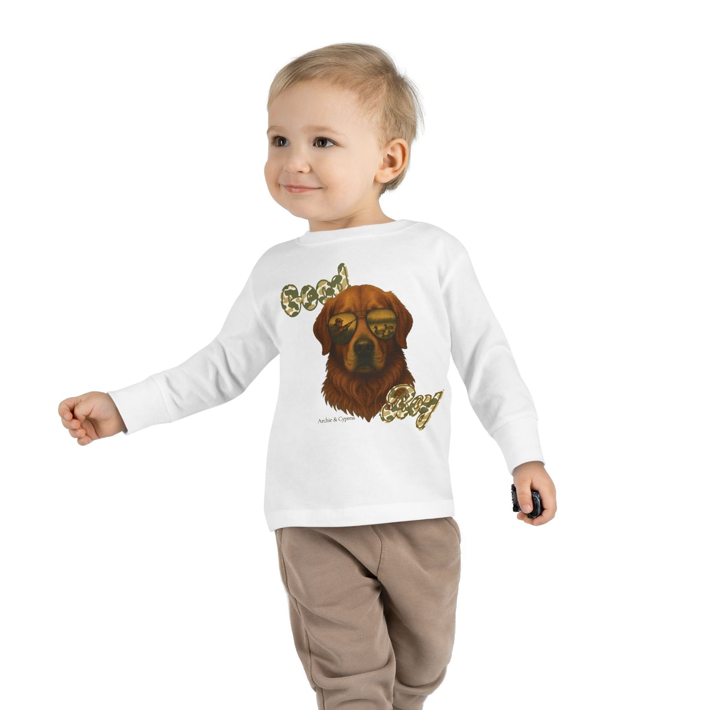 Good Boy Dog Toddler Long Sleeve Tee