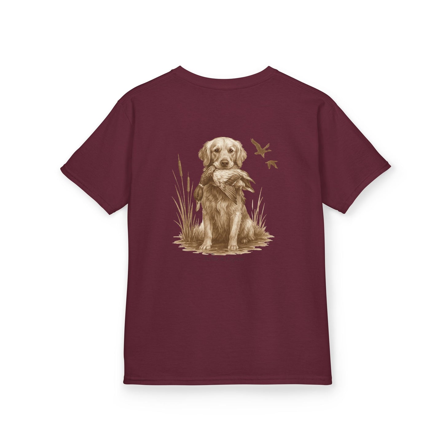 Kid's Tee Retriever & Duck Print