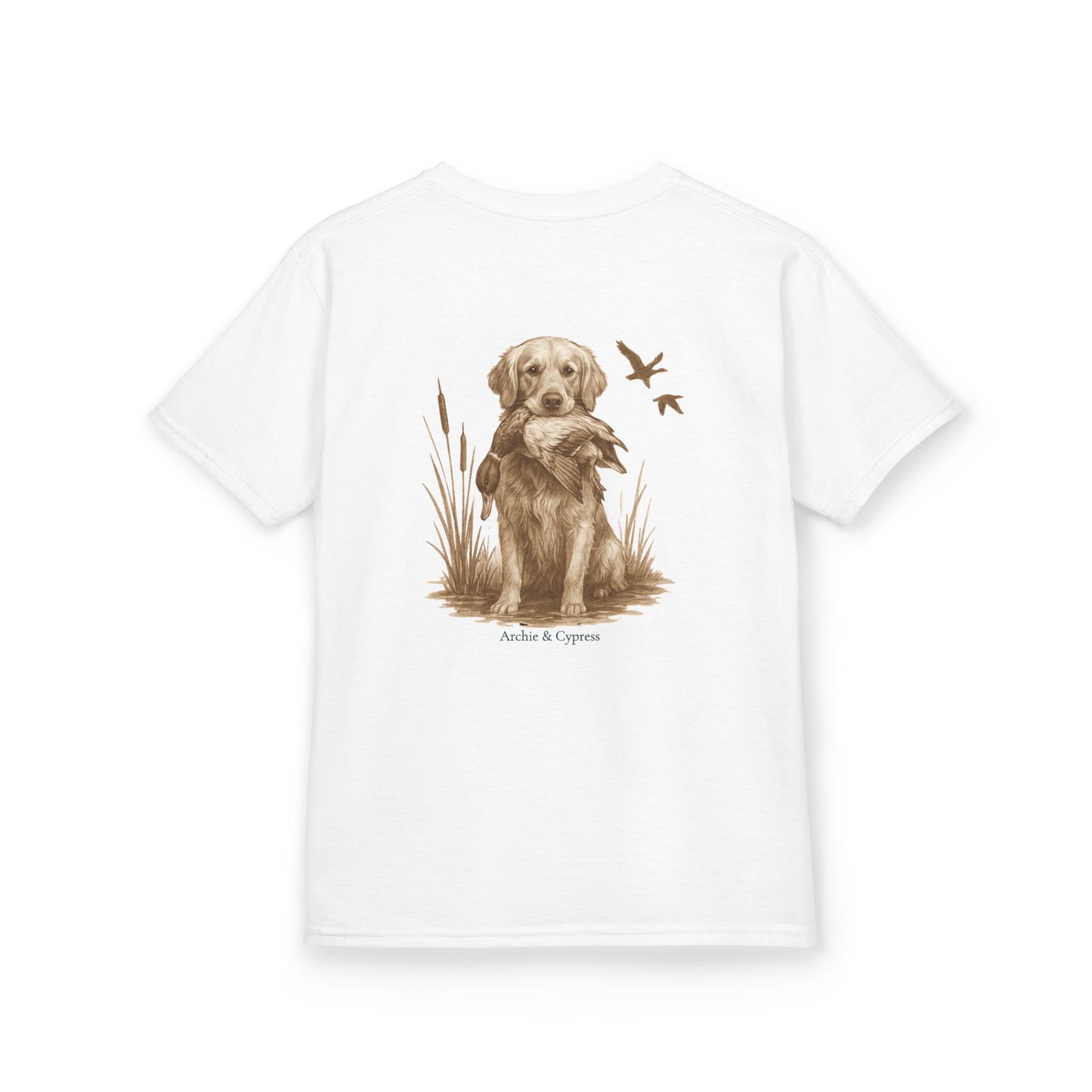 Kid's Tee Retriever & Duck Print