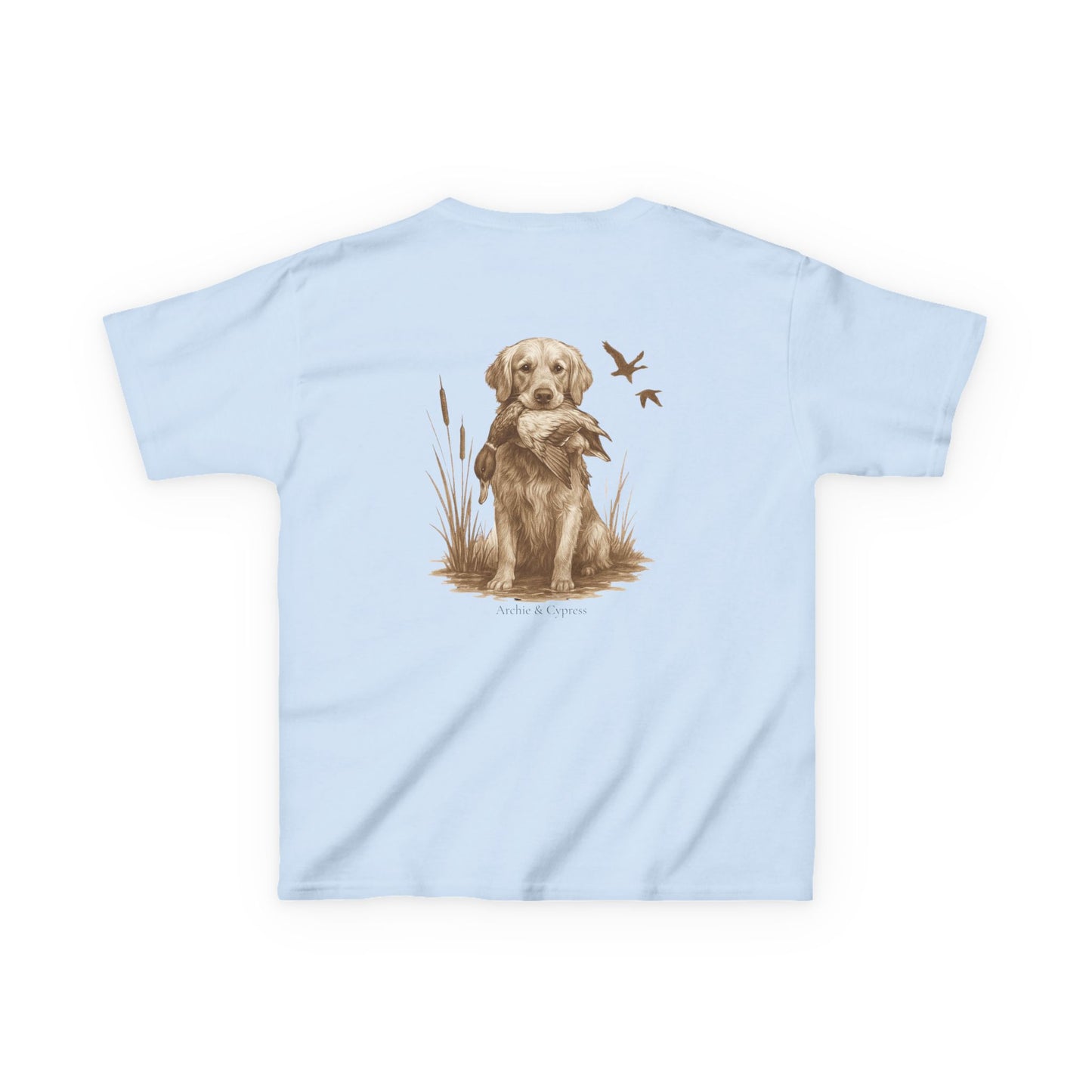 Kid's Tee Retriever & Duck Print