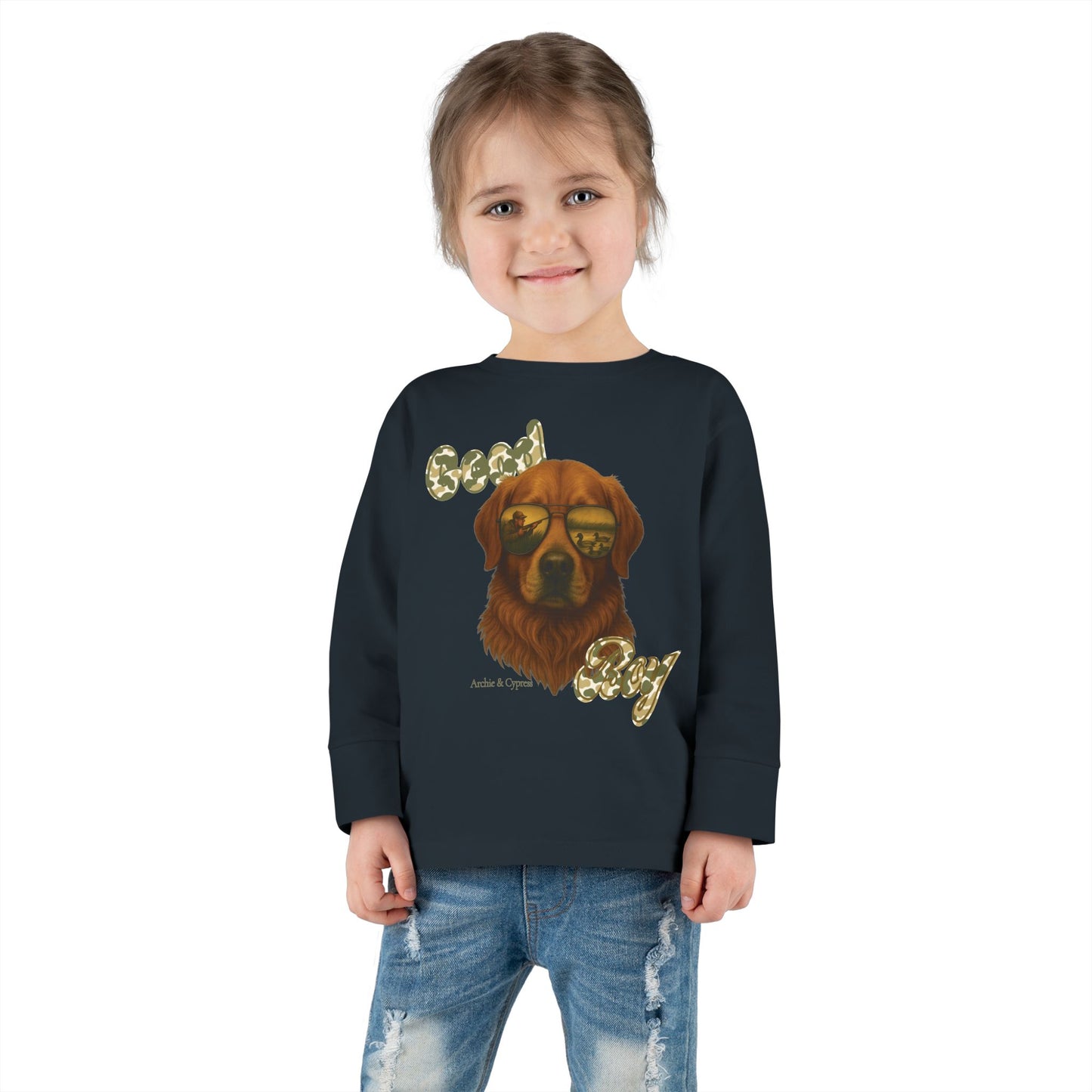Good Boy Dog Toddler Long Sleeve Tee