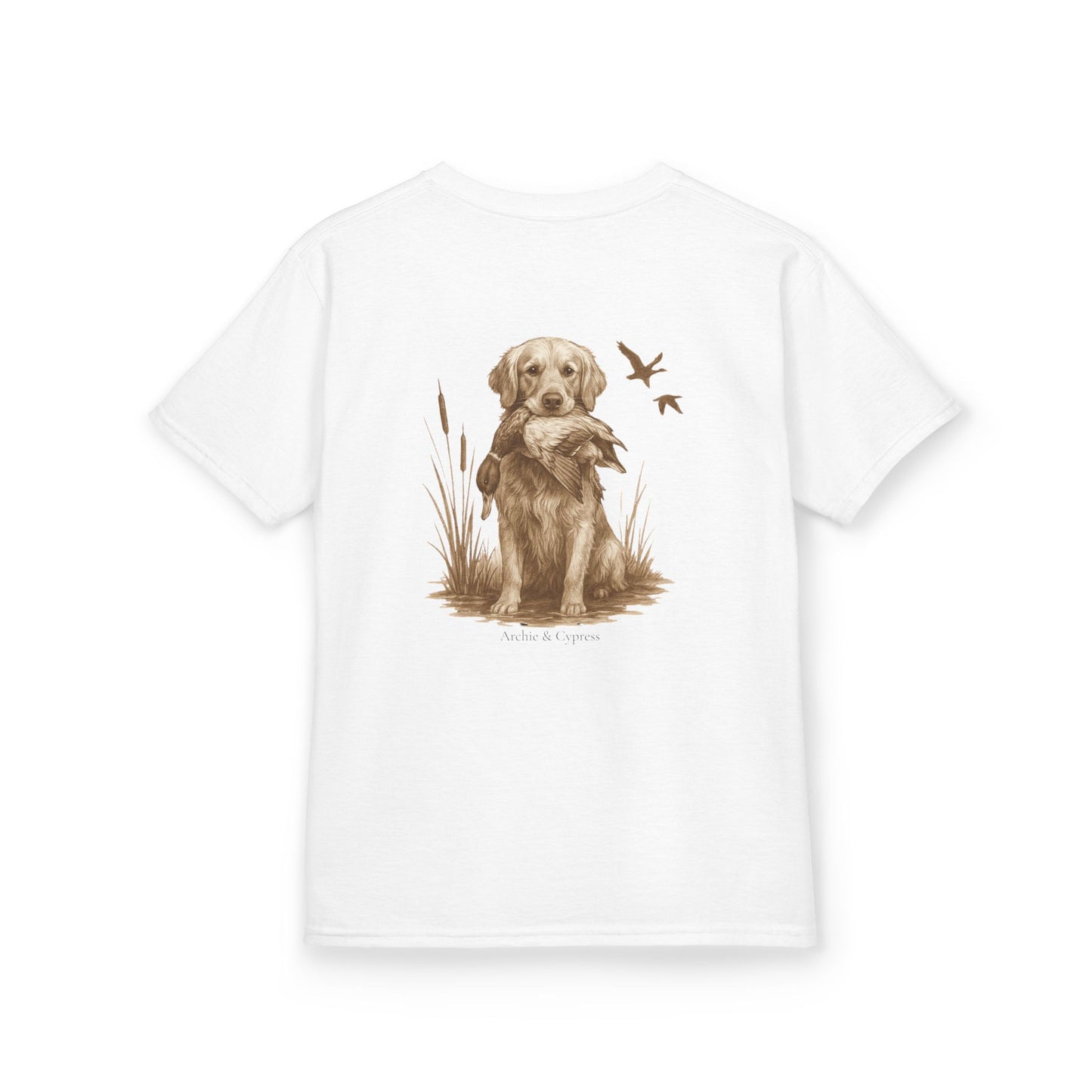 Kid's Tee Retriever & Duck Print