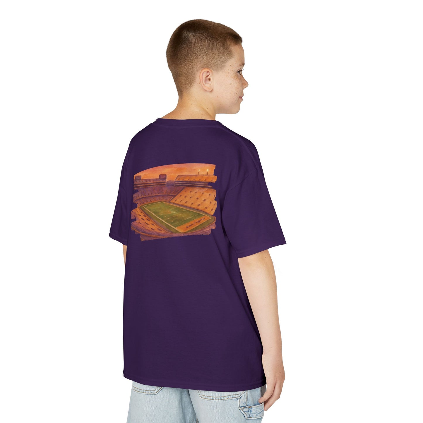 Louisiana State University Unisex T-Shirt, College Football Tailgate Shirt (Youth)