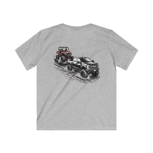 Kids Tee with Truck and Side by Side