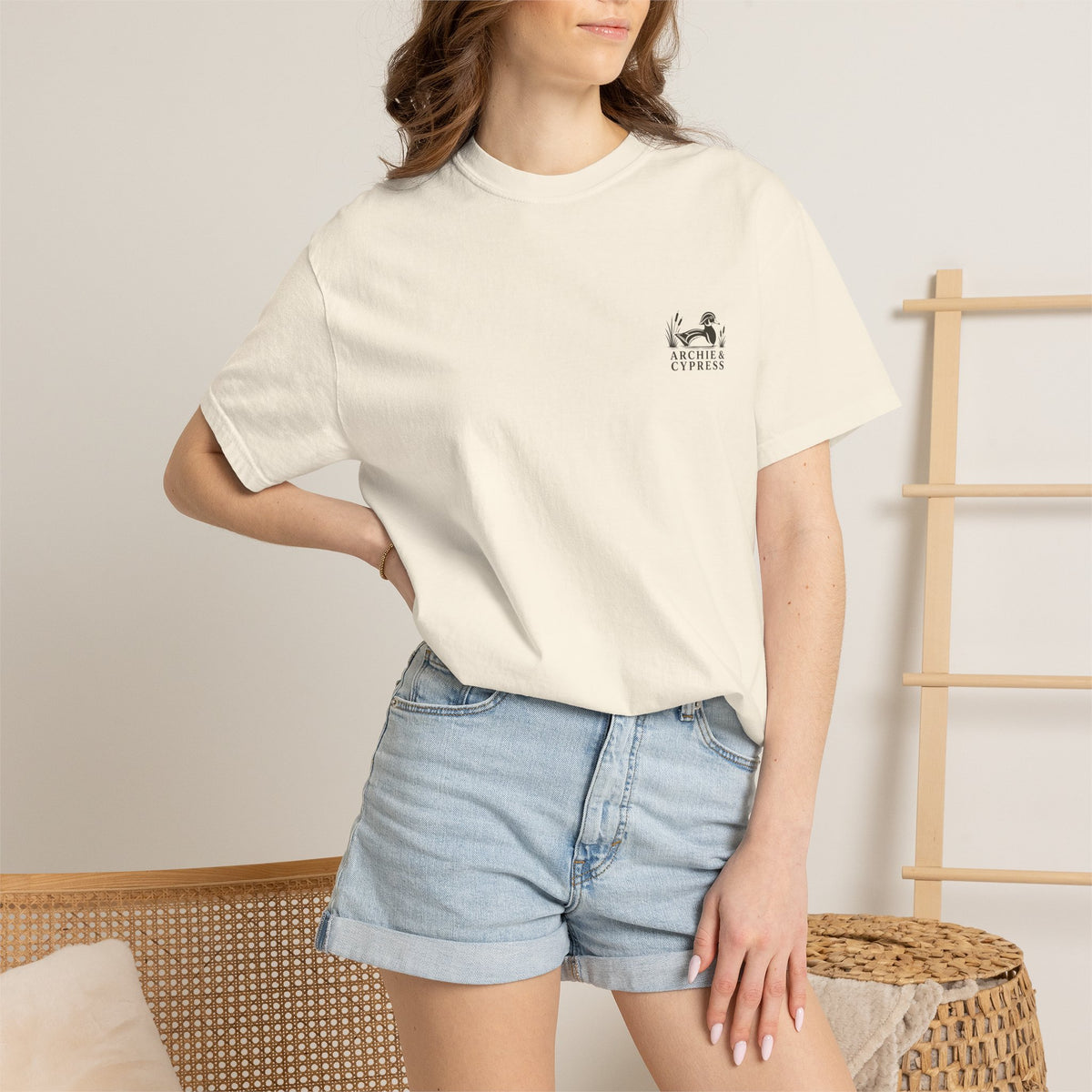 Football Graphic T‑Shirt — Archie & Cypress Vintage Ball Design